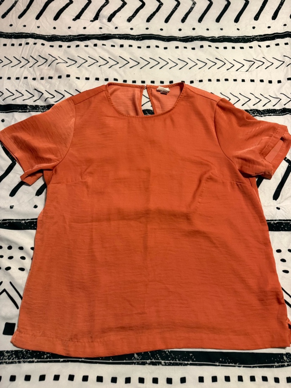 a new day Rust Orange Short-Sleeve Crew Neck Shirt